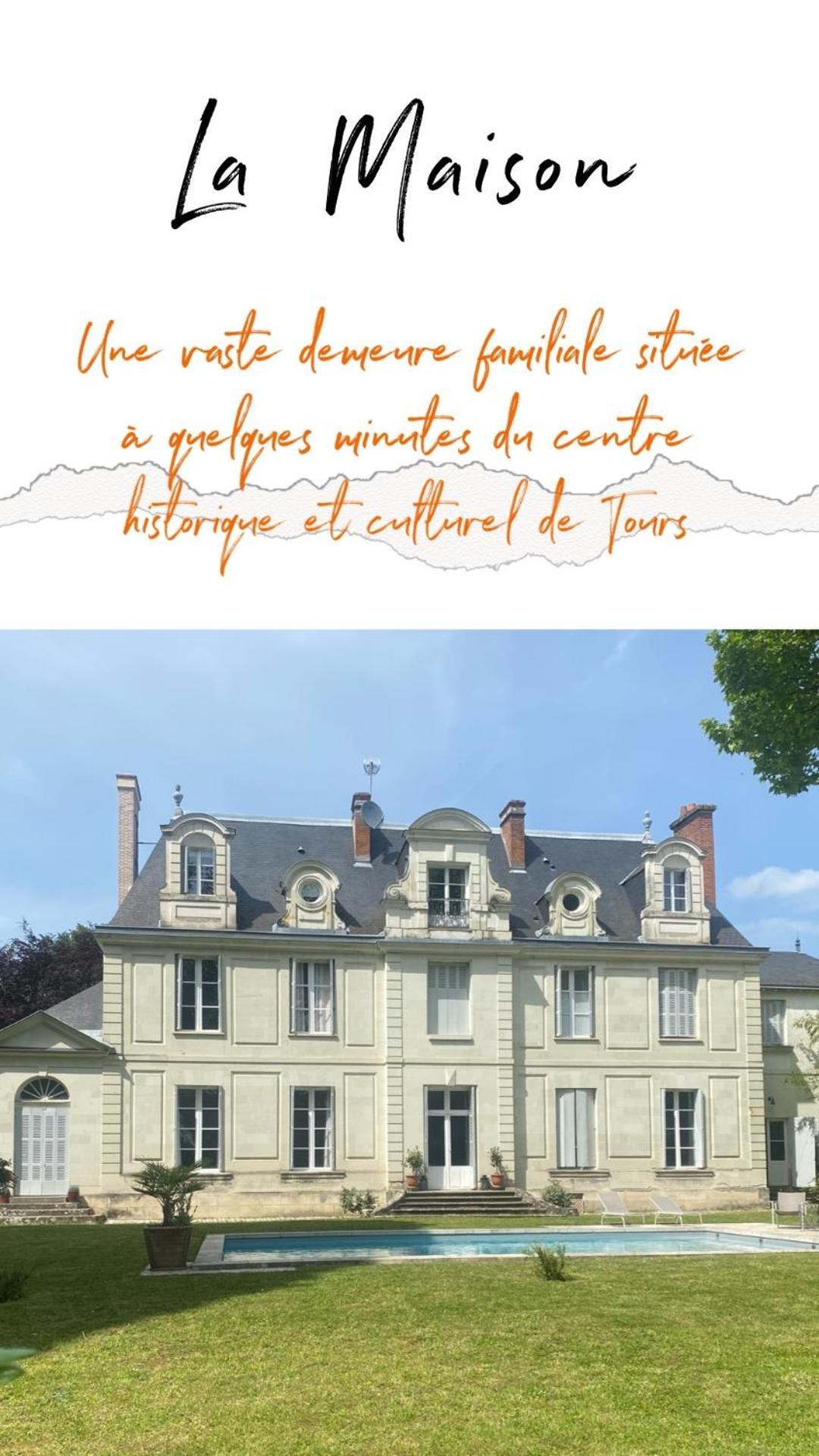 Bed and Breakfast La Grande Carree Saint-Cyr-sur-Loire Exteriér fotografie